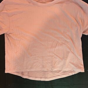 Lululemon Athletica Light Pink Short Sleeve Tee 4030